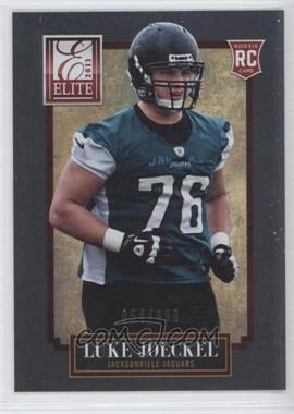 2013 Panini Elite - [Base] #158 - Luke Joeckel /999