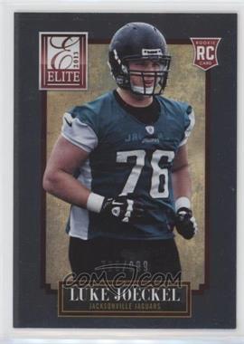 2013 Panini Elite - [Base] #158 - Luke Joeckel /999