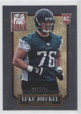 2013 Panini Elite - [Base] #158 - Luke Joeckel /999