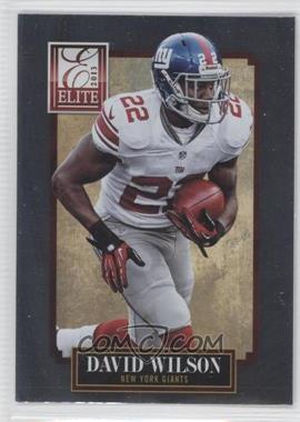 2013 Panini Elite - [Base] #66 - David Wilson