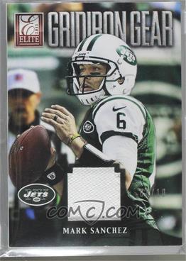 2013 Panini Elite - Gridiron Gear - Prime #6 - Mark Sanchez /10 [Noted]