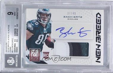 2013 Panini Elite - New Breed - Signatures Prime #22 - Zach Ertz /49 [BGS 9 MINT]