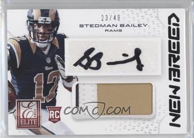 2013 Panini Elite - New Breed - Signatures Prime #30 - Stedman Bailey /49