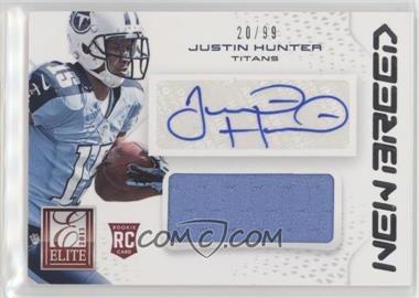 2013 Panini Elite - New Breed - Signatures #14 - Justin Hunter /99