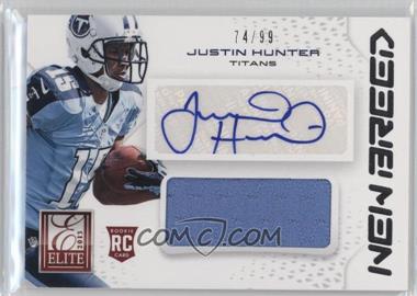 2013 Panini Elite - New Breed - Signatures #14 - Justin Hunter /99