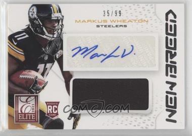 2013 Panini Elite - New Breed - Signatures #16 - Markus Wheaton /99