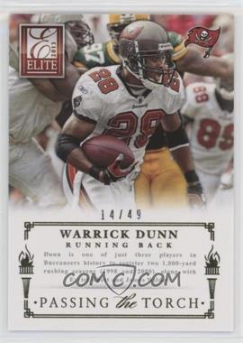 2013 Panini Elite - Passing the Torch - Gold #14 - Warrick Dunn, Doug Martin /49