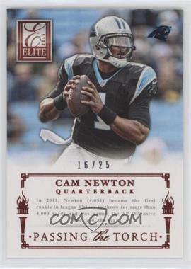 2013 Panini Elite - Passing the Torch - Red #4 - Cam Newton, Andrew Luck /25