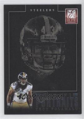 2013 Panini Elite - Portraits - Silver #15 - Troy Polamalu