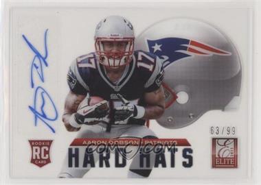 2013 Panini Elite - Rookie Hard Hats - Signatures #1 - Aaron Dobson /99