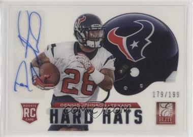 2013 Panini Elite - Rookie Hard Hats - Signatures #46 - Dennis Johnson /199 [EX to NM]