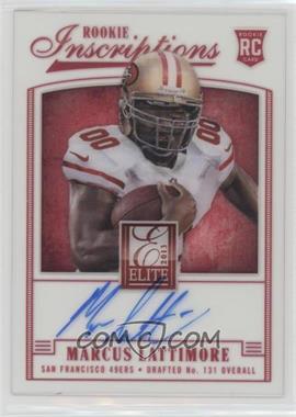 2013 Panini Elite - Rookie Inscriptions - Blue Ink #37 - Marcus Lattimore