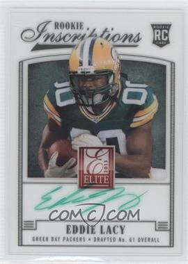 2013 Panini Elite - Rookie Inscriptions - Green Ink #4 - Eddie Lacy