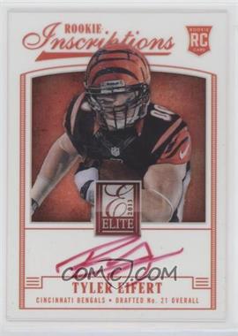 2013 Panini Elite - Rookie Inscriptions - Red Ink #21 - Tyler Eifert