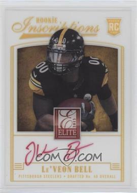 2013 Panini Elite - Rookie Inscriptions - Red Ink #28 - Le'Veon Bell