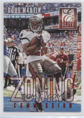 2013 Panini Elite - Zoning Commission - Red #6 - Doug Martin /25