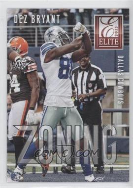 2013 Panini Elite - Zoning Commission - Silver #13 - Dez Bryant