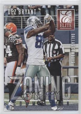 2013 Panini Elite - Zoning Commission - Silver #13 - Dez Bryant