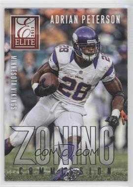 2013 Panini Elite - Zoning Commission - Silver #3 - Adrian Peterson