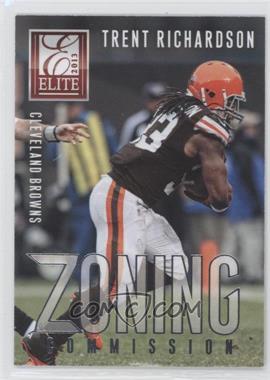 2013 Panini Elite - Zoning Commission - Silver #7 - Trent Richardson