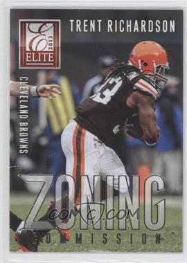 2013 Panini Elite - Zoning Commission - Silver #7 - Trent Richardson