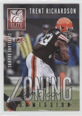 2013 Panini Elite - Zoning Commission - Silver #7 - Trent Richardson