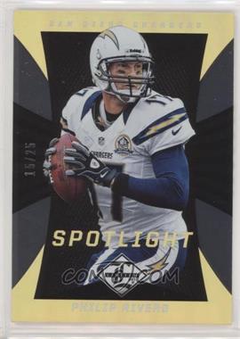 2013 Panini Limited - [Base] - Spotlight Gold #80 - Philip Rivers /25