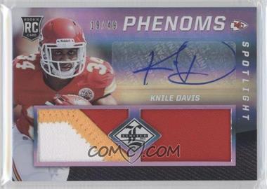 2013 Panini Limited - [Base] - Spotlight Silver #219 - Knile Davis /49