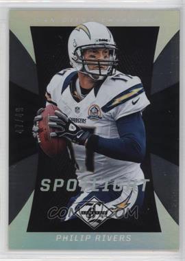 2013 Panini Limited - [Base] - Spotlight Silver #80 - Philip Rivers /49