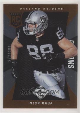 2013 Panini Limited - [Base] #187 - Nick Kasa /299