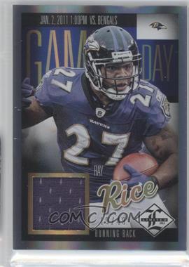 2013 Panini Limited - Game Day Materials #8 - Ray Rice /49