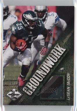 2013 Panini Limited - Groundwork Materials - Prime #12 - LeSean McCoy /10