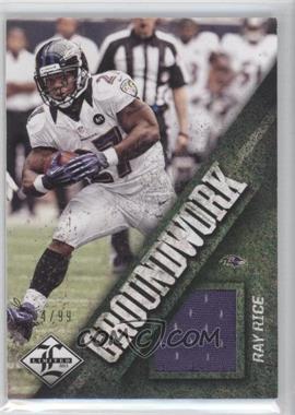 2013 Panini Limited - Groundwork Materials #16 - Ray Rice /99