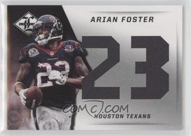 2013 Panini Limited - Jumbo Materials - Jersey Numbers #16 - Arian Foster /20