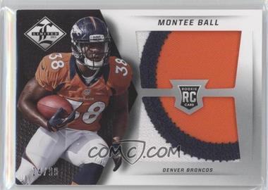 2013 Panini Limited - Rookie Jumbo Jerseys - RC Logo Prime #29 - Montee Ball /99