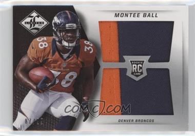 2013 Panini Limited - Rookie Jumbo Jerseys - RC Logo Prime #29 - Montee Ball /99