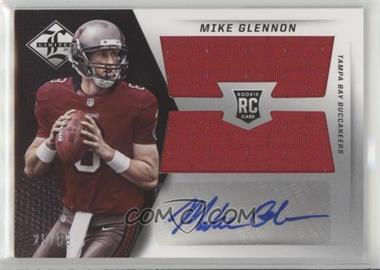 2013 Panini Limited - Rookie Jumbo Jerseys - RC Logo Signatures #28 - Mike Glennon /99