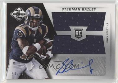 2013 Panini Limited - Rookie Jumbo Jerseys - RC Logo Signatures #33 - Stedman Bailey /99