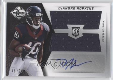 2013 Panini Limited - Rookie Jumbo Jerseys - RC Logo Signatures #5 - DeAndre Hopkins /99