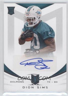 2013 Panini Momentum - [Base] - Rookie Signatures Silver #129 - Dion Sims /199