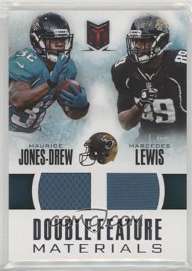 2013 Panini Momentum - Double Feature Materials #10 - Marcedes Lewis, Maurice Jones-Drew /99