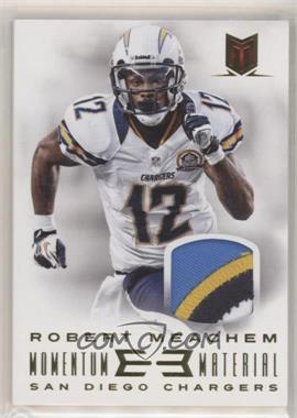 2013 Panini Momentum - Momentum Material - Prime #32 - Robert Meachem /25