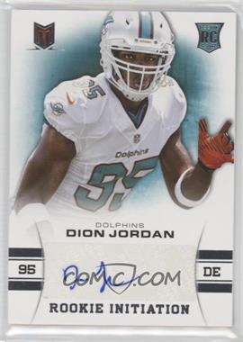 2013 Panini Momentum - Rookie Initiation - Materials Prime #28 - Dion Jordan /49