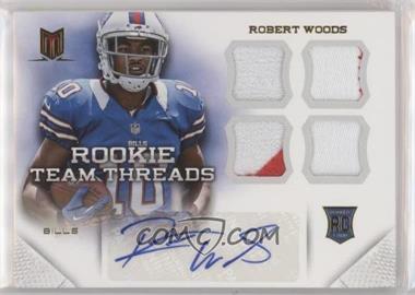 2013 Panini Momentum - Rookie Team Threads - Quad Materials Signatures Prime #8 - Robert Woods /10