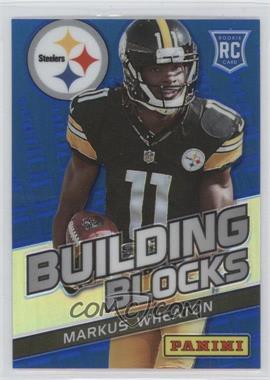 2013 Panini Monster Box - Prizm Building Blocks - Blue Prizm #14 - Markus Wheaton