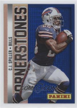 2013 Panini Monster Box - Prizm Cornerstones - Blue Prizm #3 - C.J. Spiller