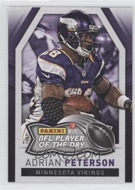 2013 Panini NFL Player of the Day - [Base] #3 - Adrian Peterson