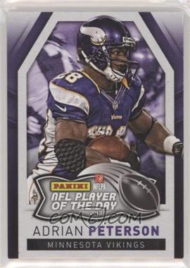 2013 Panini NFL Player of the Day - [Base] #3 - Adrian Peterson