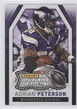 2013 Panini NFL Player of the Day - [Base] #3 - Adrian Peterson