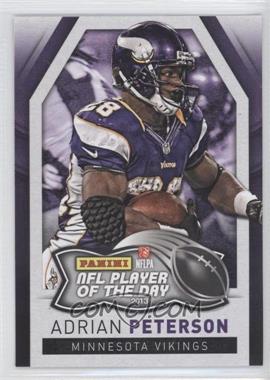 2013 Panini NFL Player of the Day - [Base] #3 - Adrian Peterson